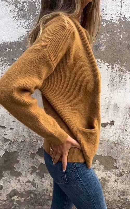 Levoire | Veste En Coton Tricotée Avec Fermeture Éclair