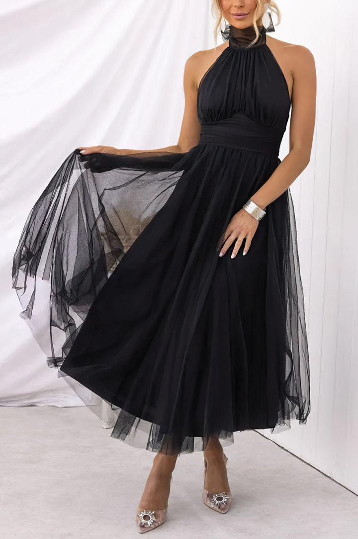 Levoire | Robe À Manches Robe De Fête Noir