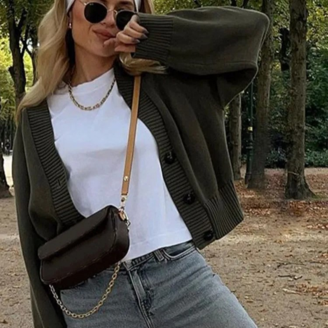 Levoire | Gilet Tricoté Avec Col En V