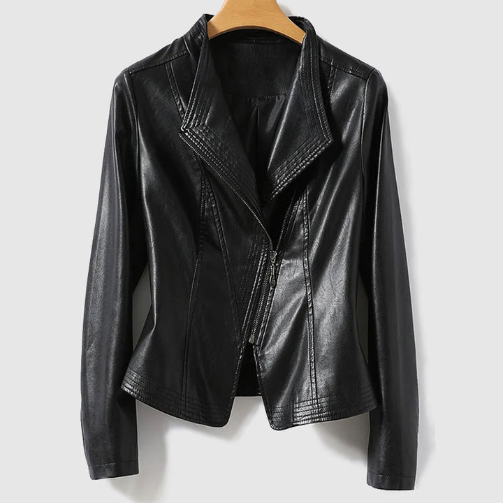 Levoire | Veste En Cuir Pour Femmes Noir