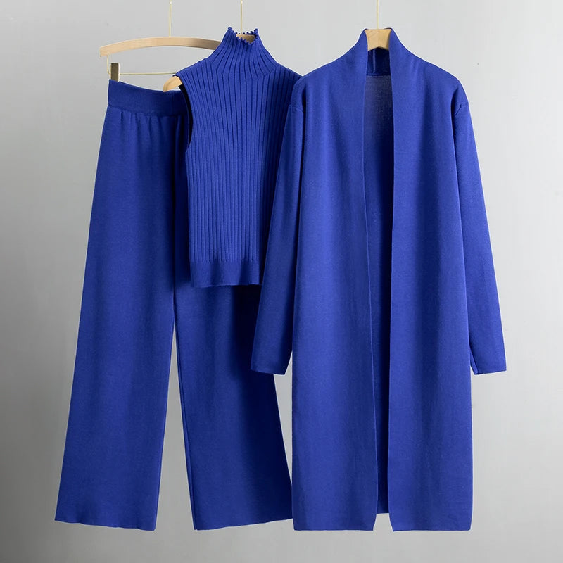 Levoire | Ensemble Doudoune Trois Pièces Pour Femmes Bleu Taille unique