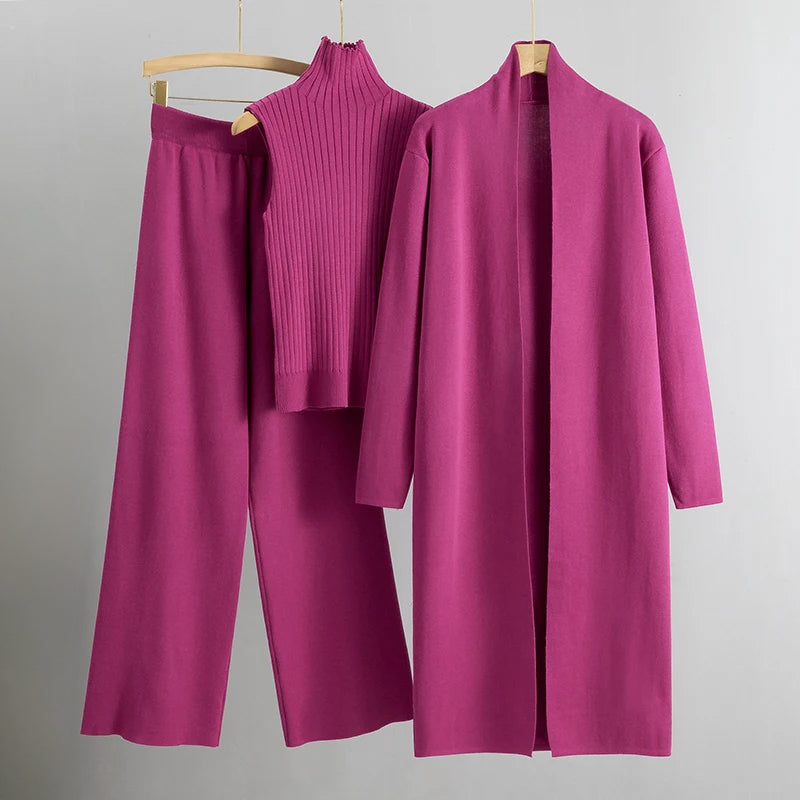 Levoire | Ensemble Doudoune Trois Pièces Pour Femmes Rosa Taille unique