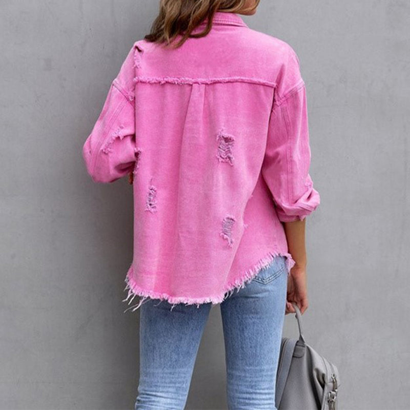 Levoire | Veste En Denim Tendance Pour Femmes