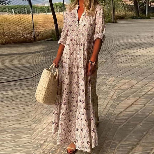 Levoire | Robe Maxi Style Boho Pour Femmes