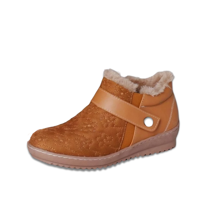 Levoire | Bottes en cuir synthétique antidérapantes et chaudes Jaune