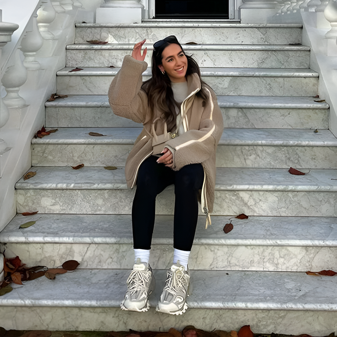 Levoire | Manteau en polyester Teddy