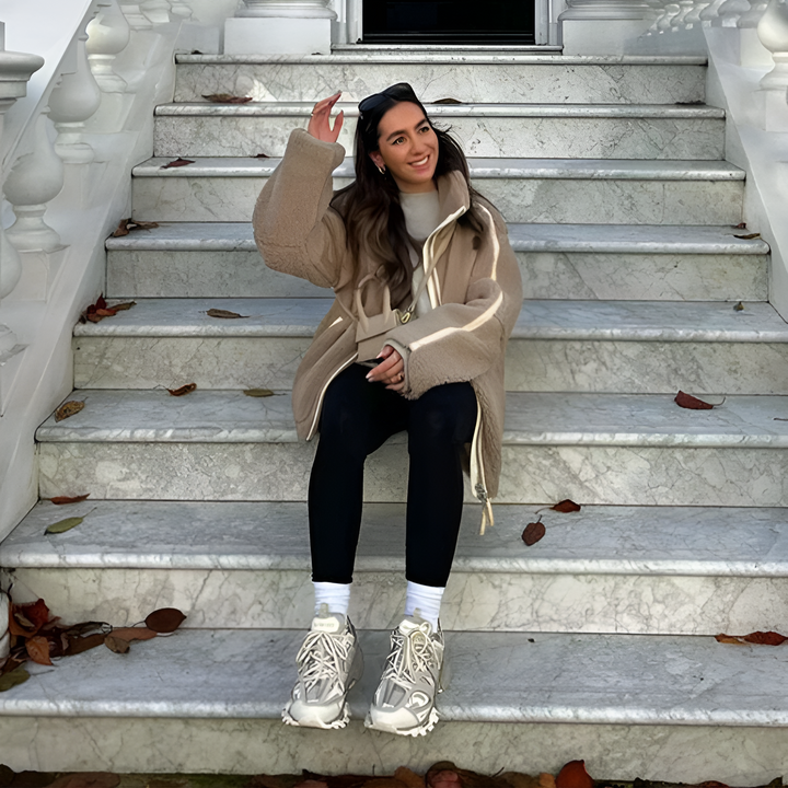 Levoire | Manteau en polyester Teddy