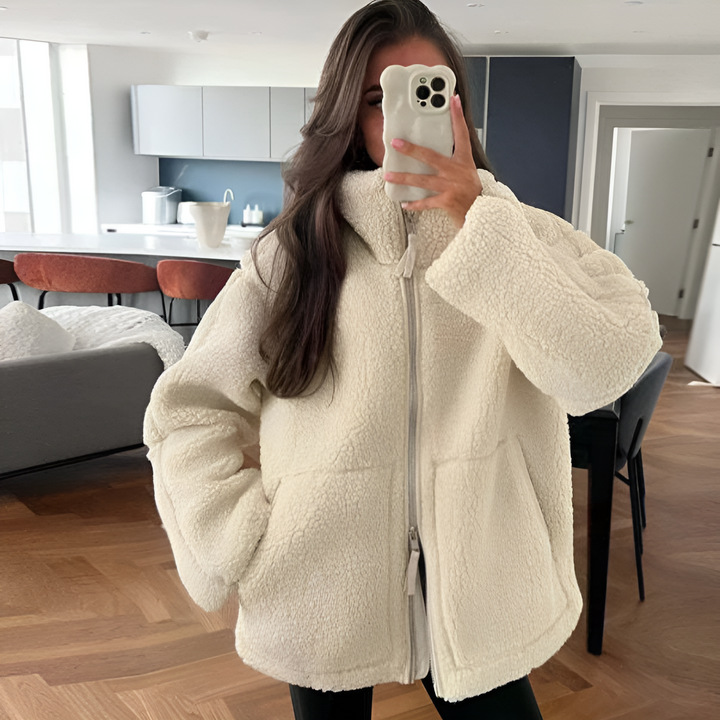 Levoire | Manteau en polyester Teddy