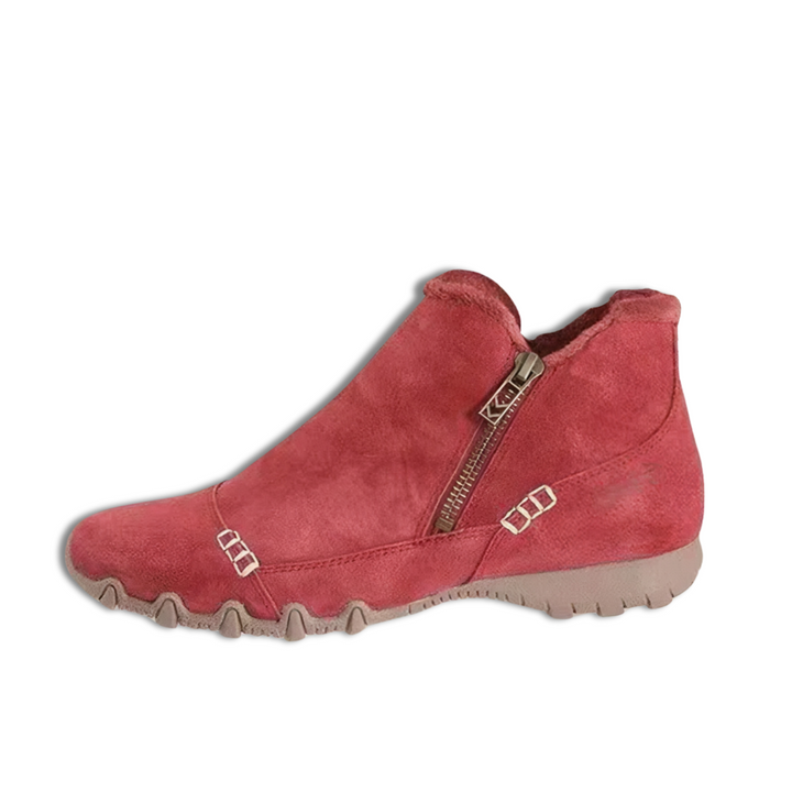 Levoire | Bottes à zip antidérapantes chaudes Rot