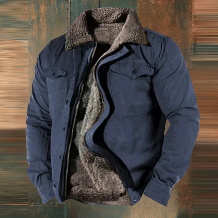 Levoire | Veste De Travail Style Western Bleu