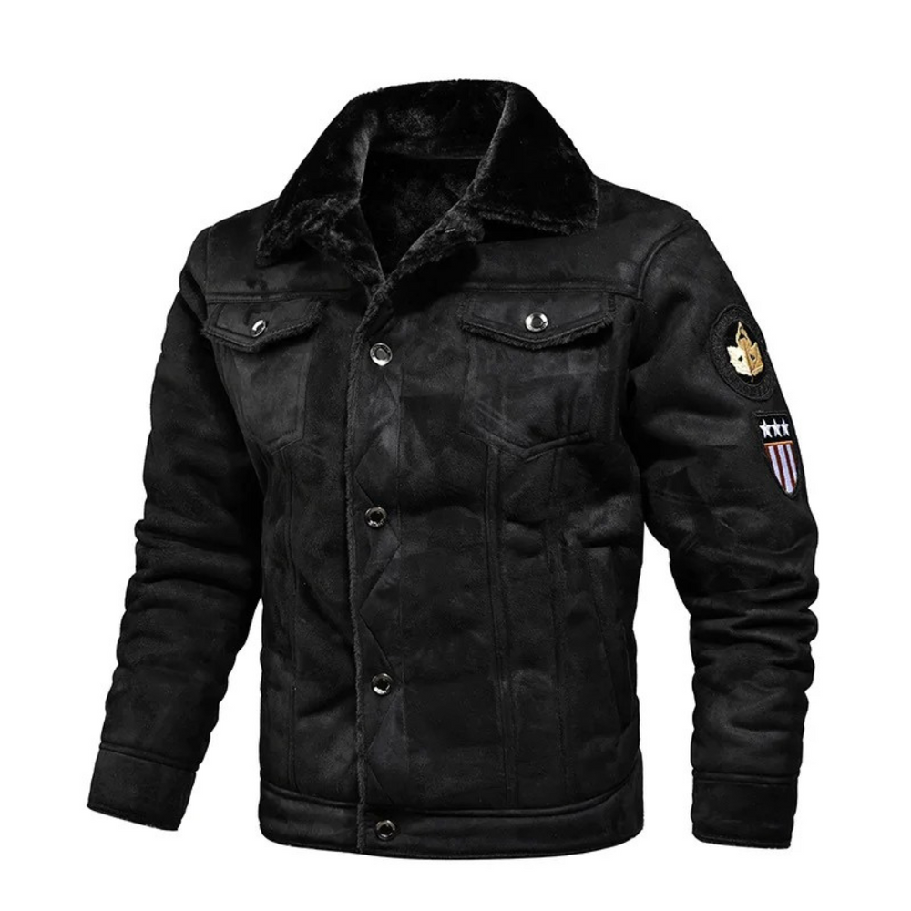 Levoire | Veste En Cuir Chauffante Et Polyvalente Noir