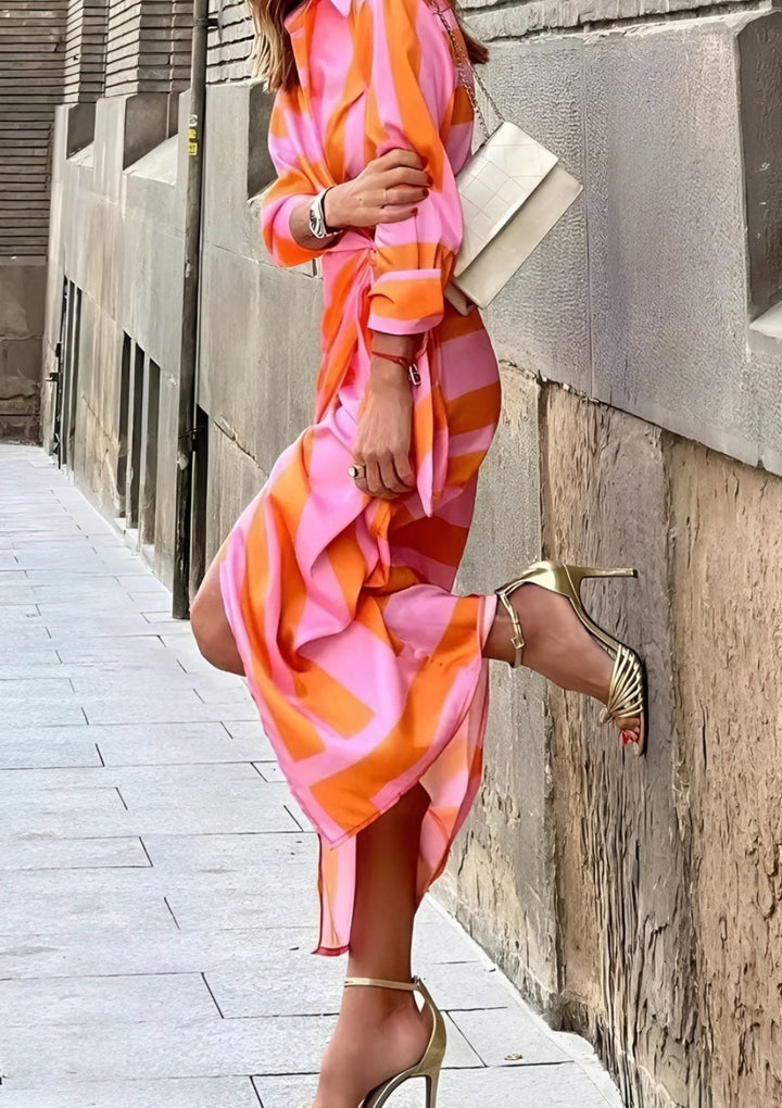 Levoire | Robe Imprimée Avec Motif Créatif