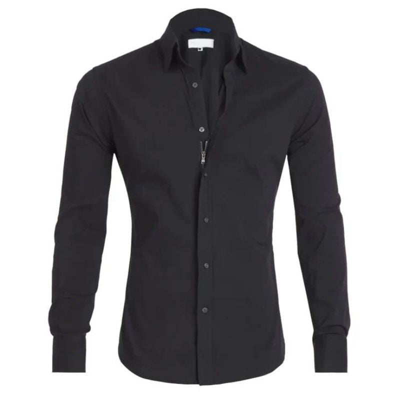 Levoire | T-Shirt Sans Tricot Avec Fermeture Éclair Noir