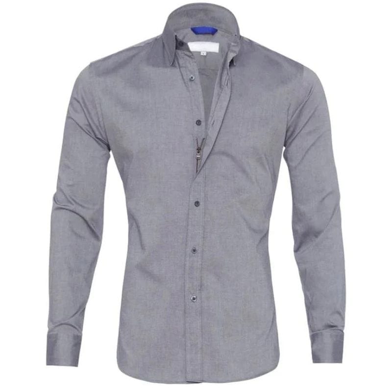 Levoire | Pull léger à zip Gris