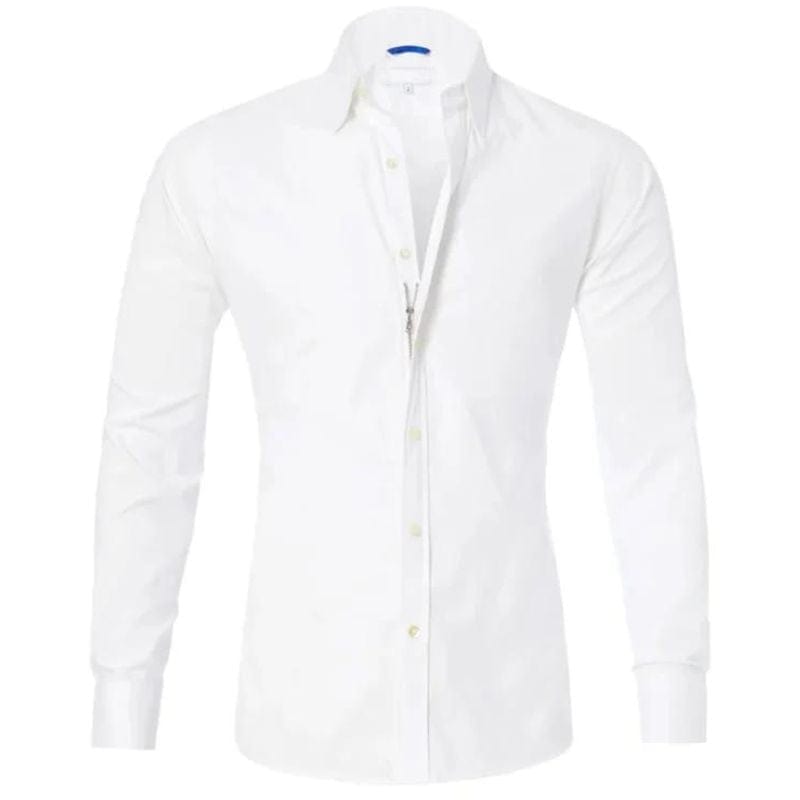 Levoire | Pull léger à zip Blanc