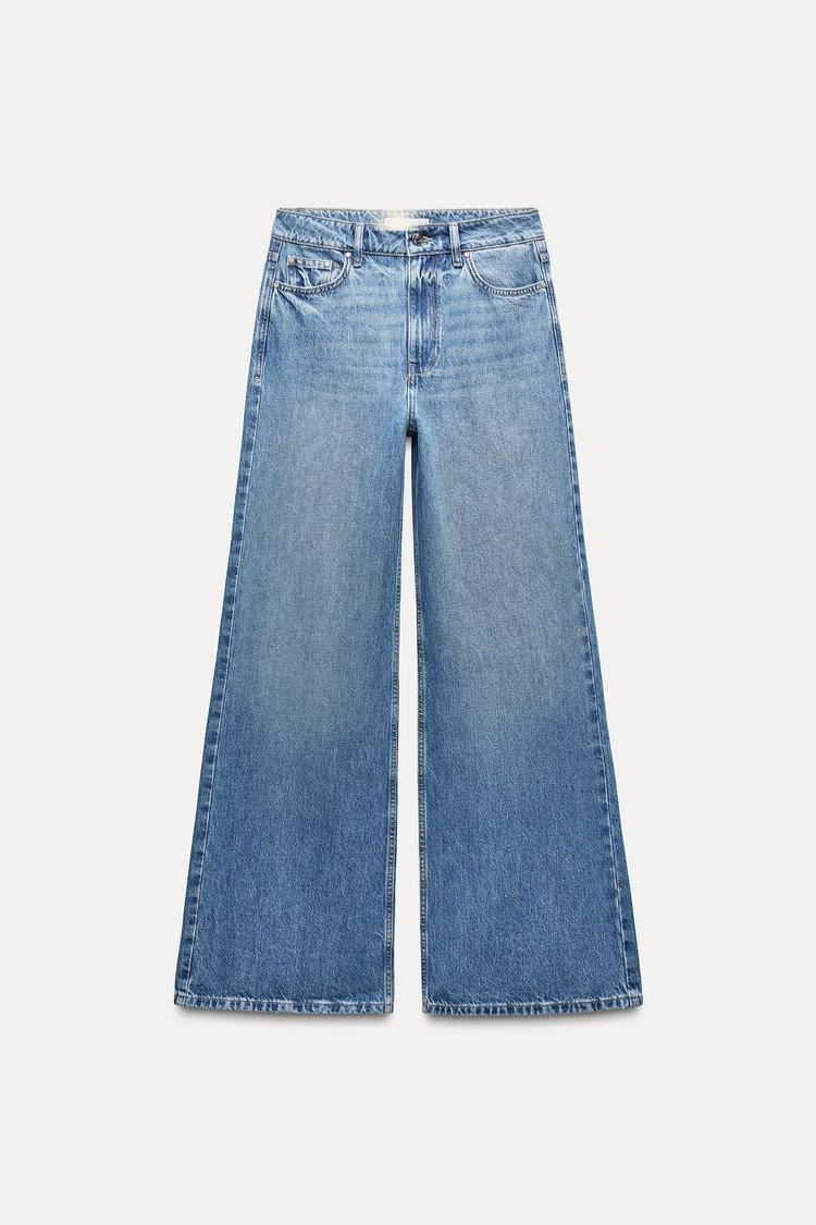 Levoire | Jean Leg Avec Taille Haute Bleu