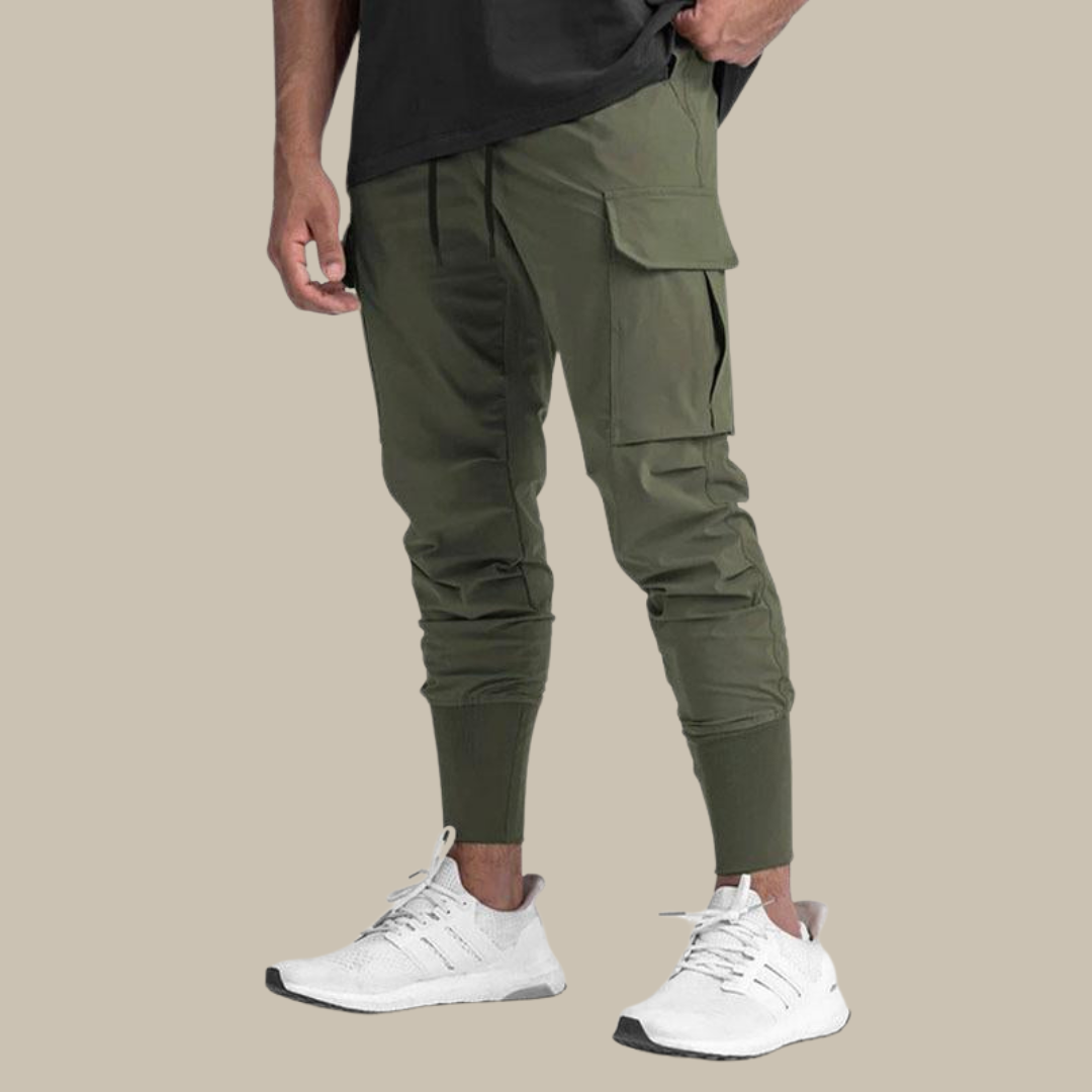 Levoire | Pantalons Cargo Élégants Pour Hommes vert olive