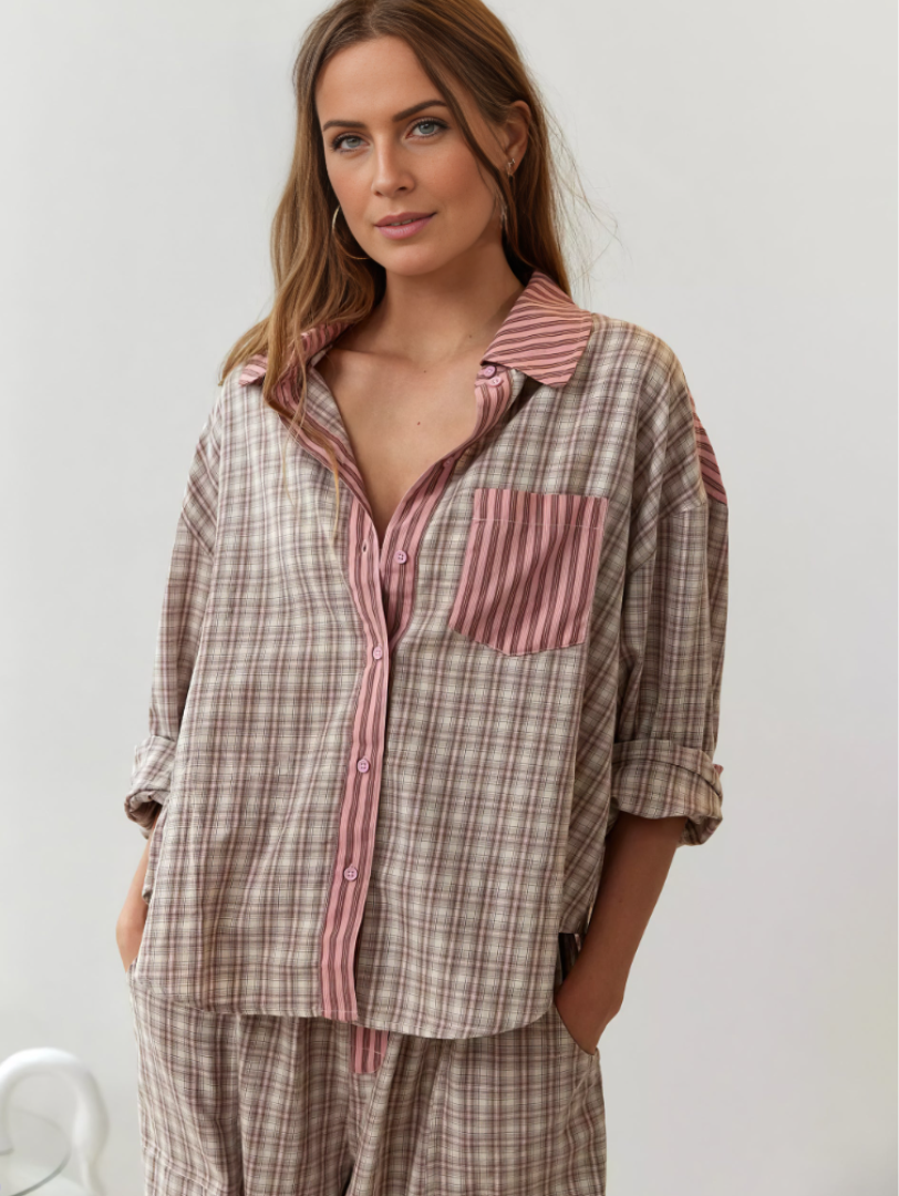 Levoire | Pyjama Classique Rouge Rose