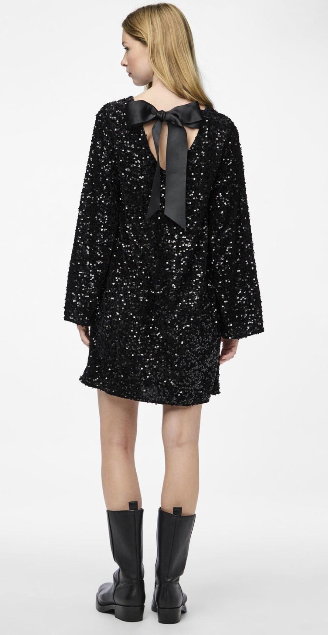 Levoire | Robe De Bal Elsa Paillettes En Tissu Polyester Luxueux Noir