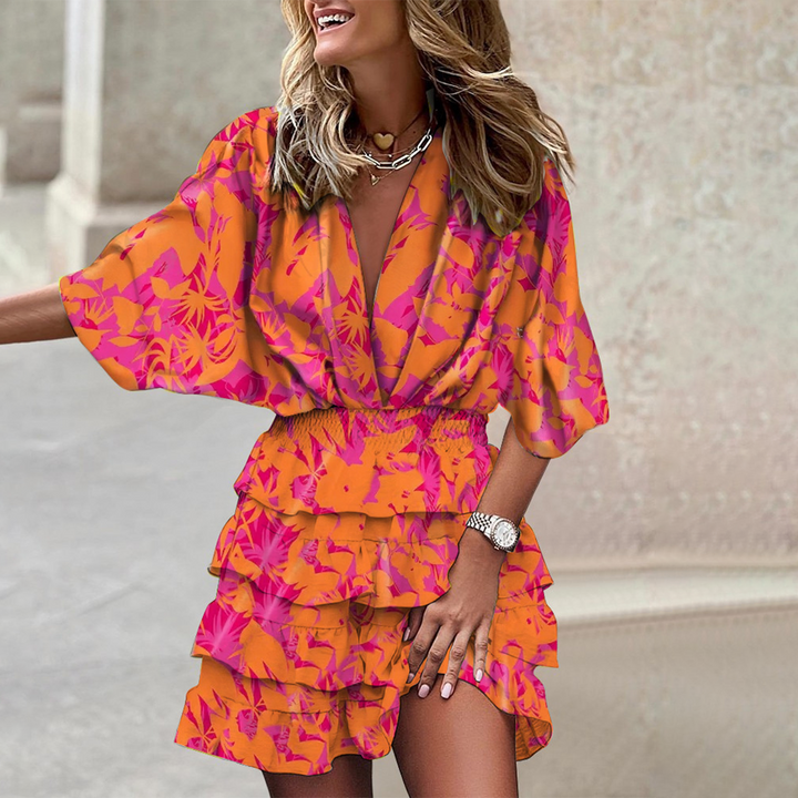 Levoire | Robe Minime Élégante orange Couleurs