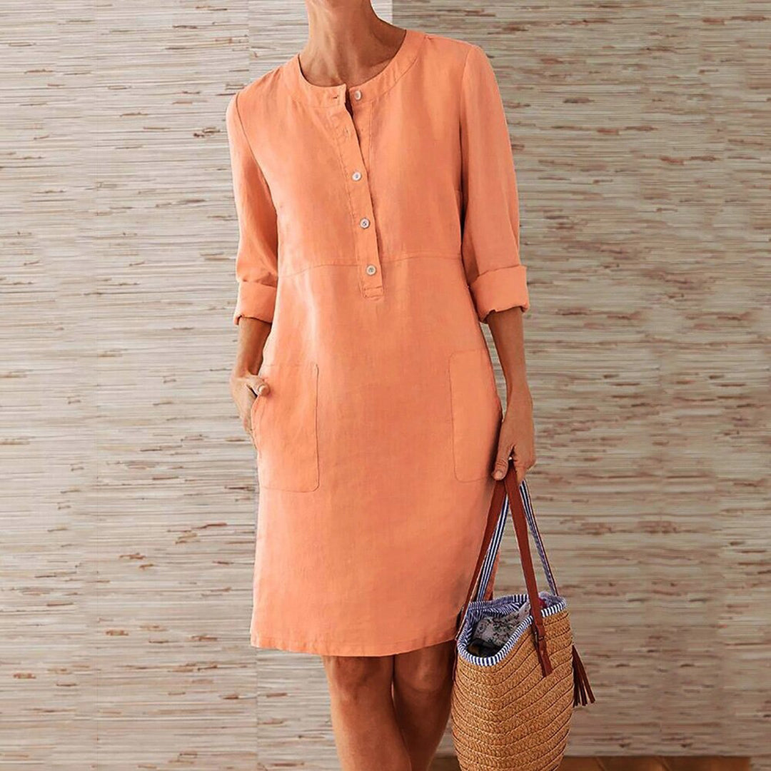 Levoire | Élégante Et Chic Robe Orange