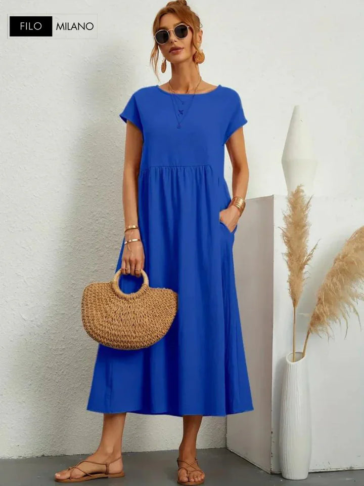 Levoire | Robe Essentielle Elégante Bleu