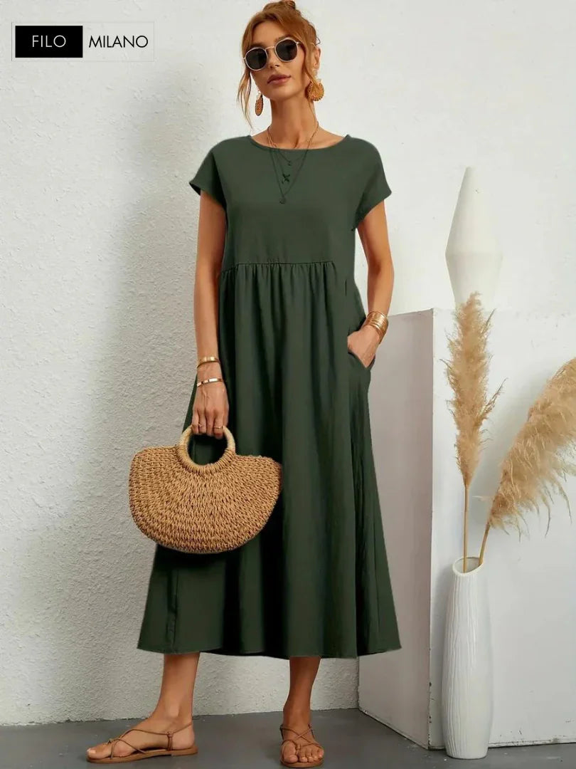 Levoire | Robe Essentielle Elégante Vert