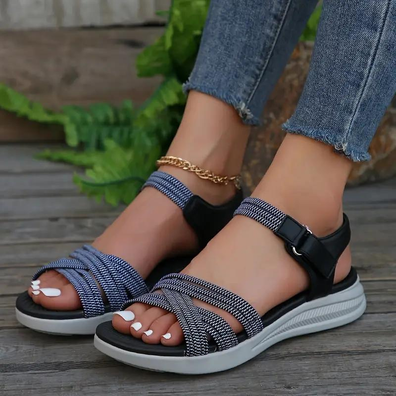 Levoire | Sandales, Bande Élastique, Semelle Douce, Chaussures D'Été, Sandales Pour Dehors