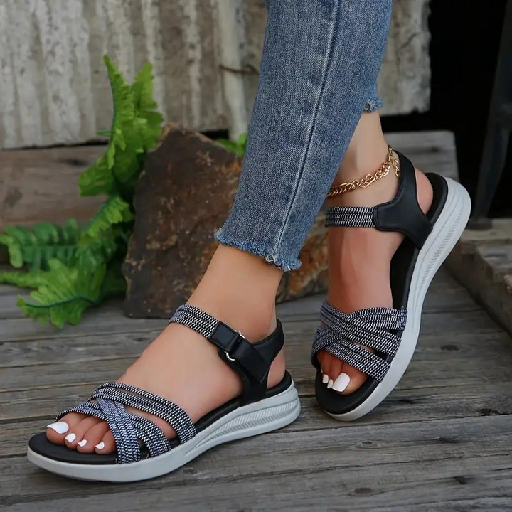 Levoire | Sandales, Bande Élastique, Semelle Douce, Chaussures D'Été, Sandales Pour Dehors