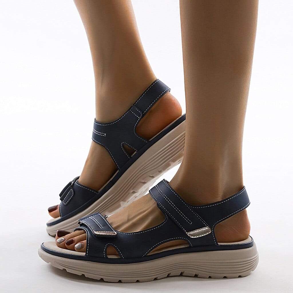 Levoire | Sandales Sport Légères À Velcro Pour Femmes Bleu