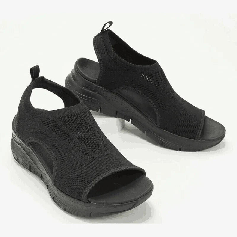 Levoire | Slip On Chaussures D'Été Ergonomiques Pour Femmes Noir