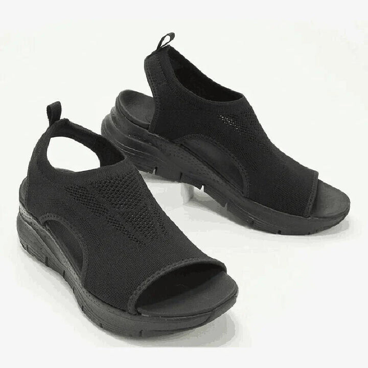Levoire | Slip On Chaussures D'Été Ergonomiques Pour Femmes Noir