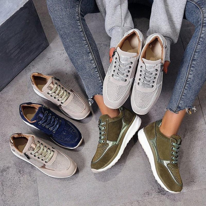 Levoire | Fermeture Éclair Semelles Chaussures Ergonomiques Baskets Femme