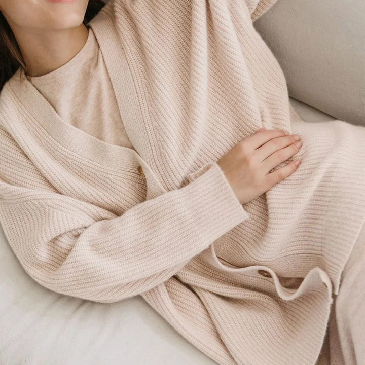 Levoire | Élégant Cardigan Long Pour Femmes