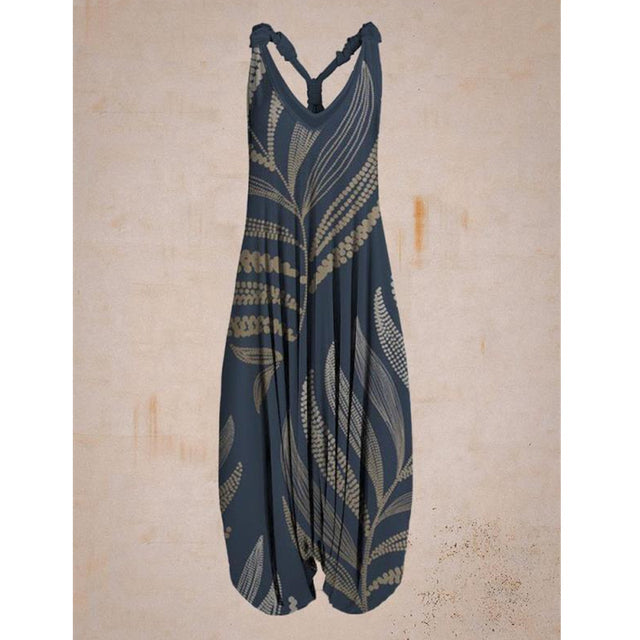 Levoire | Combinaison Avec Imprimé Rétro Marine bleu
