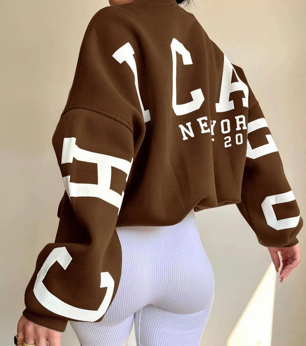Levoire | Sweatshirt Loose Fit Chaud Pour Femmes