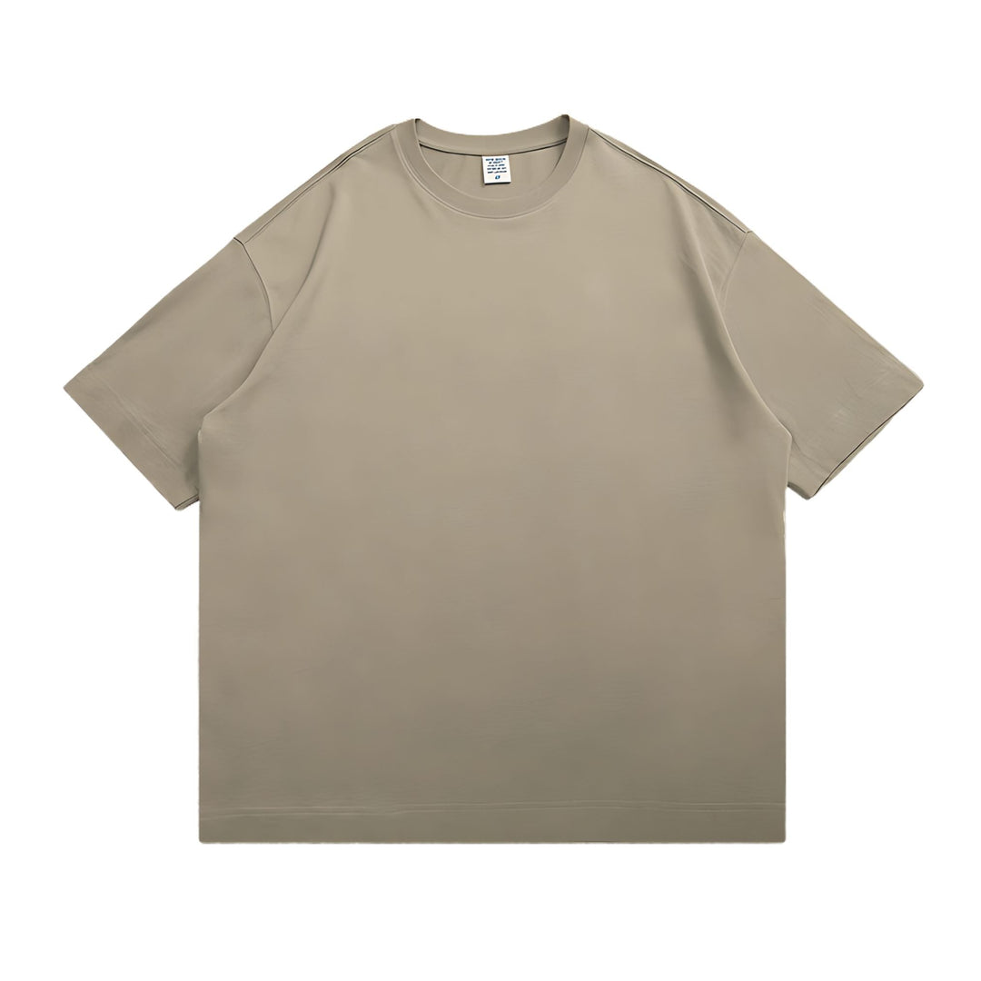 Levoire | T-Shirt Unisexe Modèle Décontracté T-Shirt Avec Col Rond T-Shirts Hip Hop Khaki