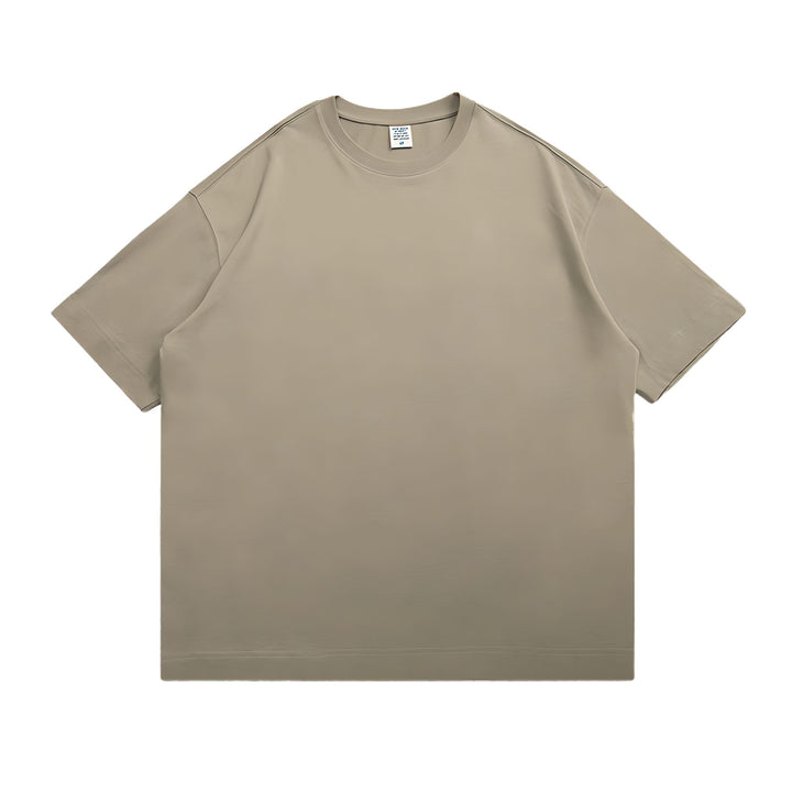 Levoire | T-Shirt Unisexe Modèle Décontracté T-Shirt Avec Col Rond T-Shirts Hip Hop Khaki