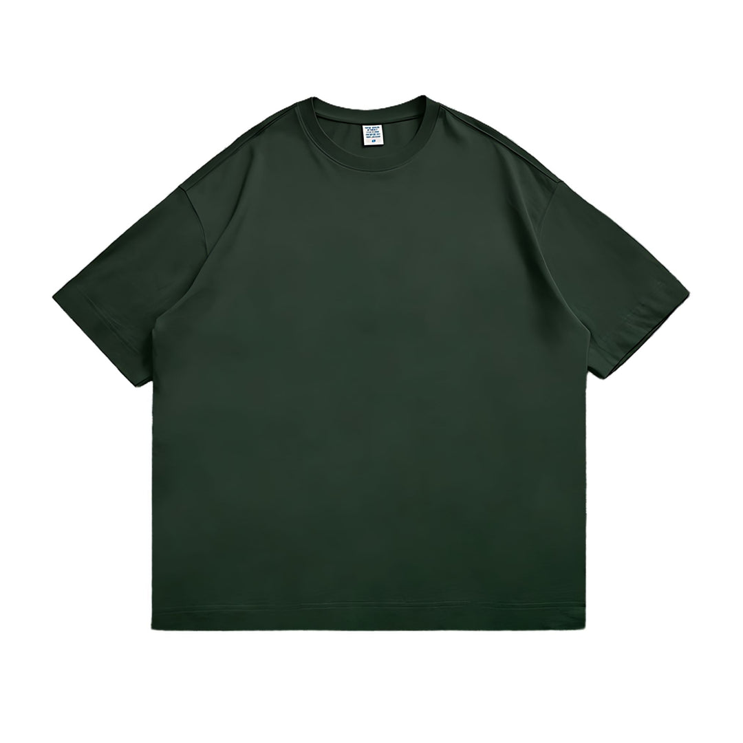 Levoire | T-Shirt Unisexe Modèle Décontracté T-Shirt Avec Col Rond T-Shirts Hip Hop Vert foncé