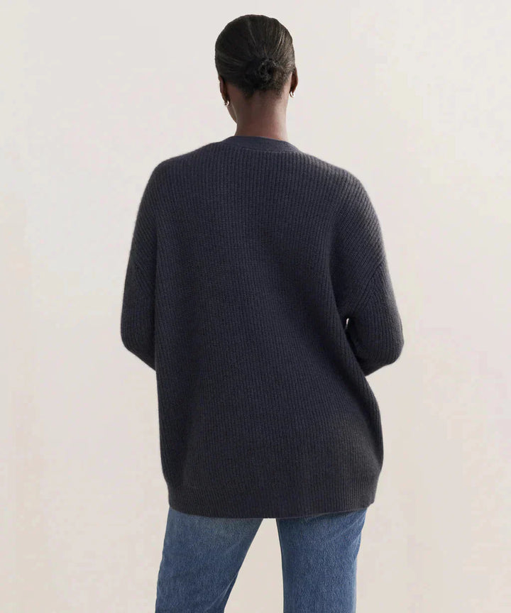Levoire | Gilet Pour Femmes Avec Fermeture À Boutons Et Décolleté En V En Cachemire Tricoté