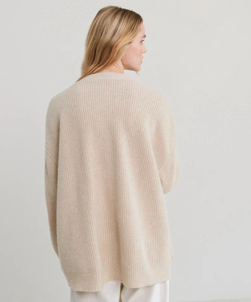 Levoire | Gilet Pour Femmes Avec Fermeture À Boutons Et Décolleté En V En Cachemire Tricoté