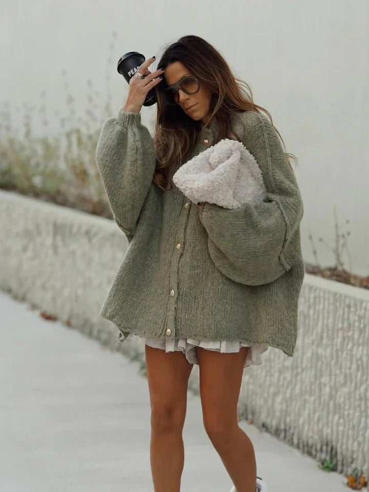 Levoire | Gilet En Tricot Chunky Loose Fit Pour Femme
