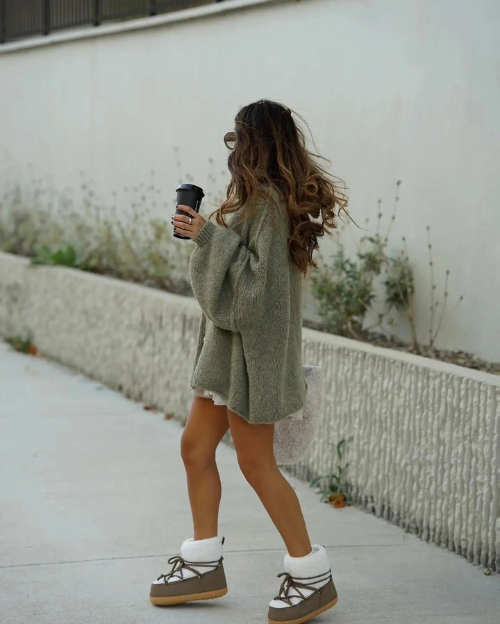 Levoire | Gilet En Tricot Chunky Loose Fit Pour Femme