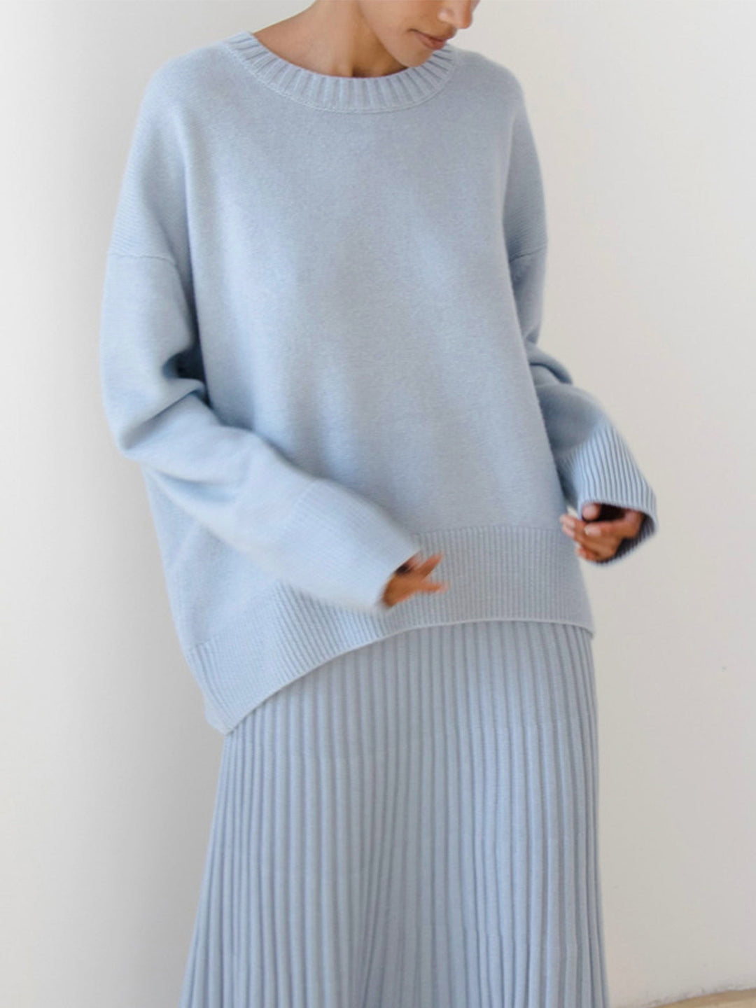 Levoire | Pull En Maille Chaude À Encolure Ronde Pour Femmes