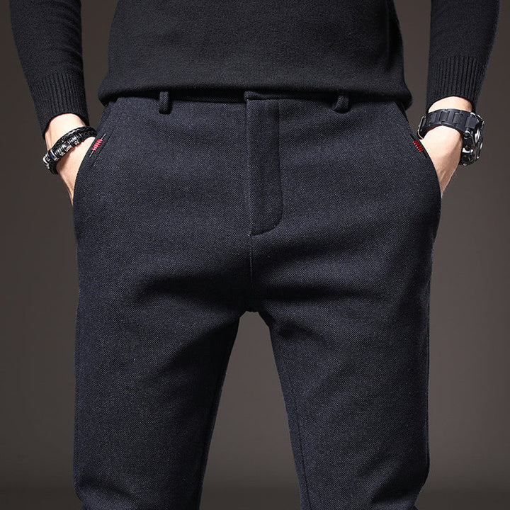 Levoire | Pantalon Slim Fit Élégant Et Polyvalent Bleu