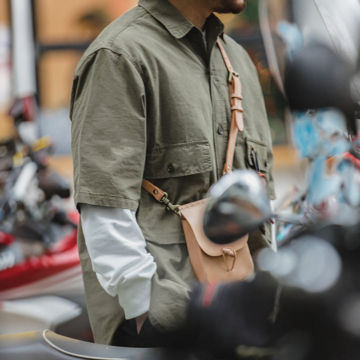 Levoire | Chemise D'Extérieur Vintage À Manches Courtes