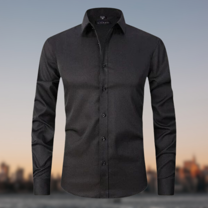 Levoire | T-shirt extensible sans plis Noir