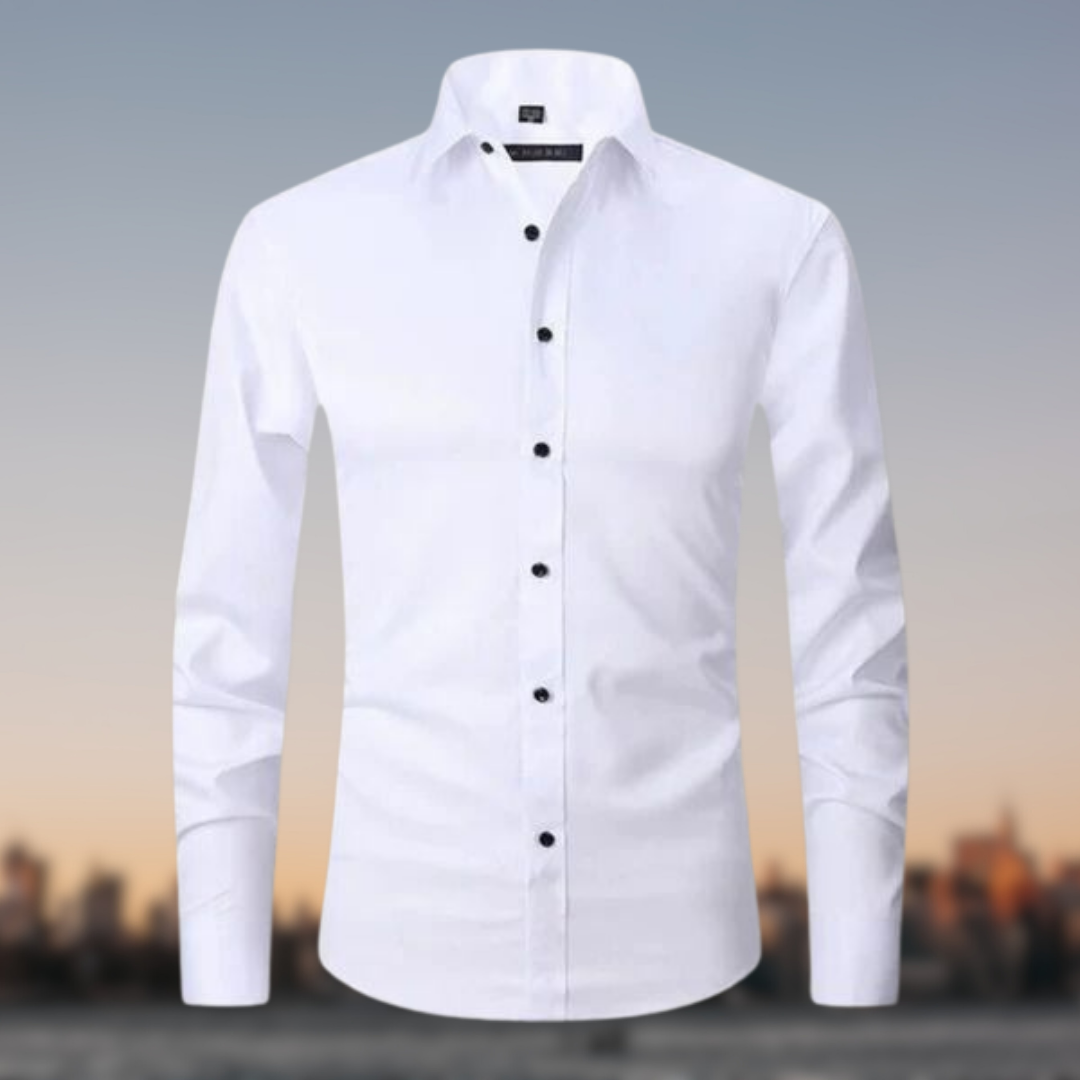 Levoire | T-shirt extensible sans plis Blanc