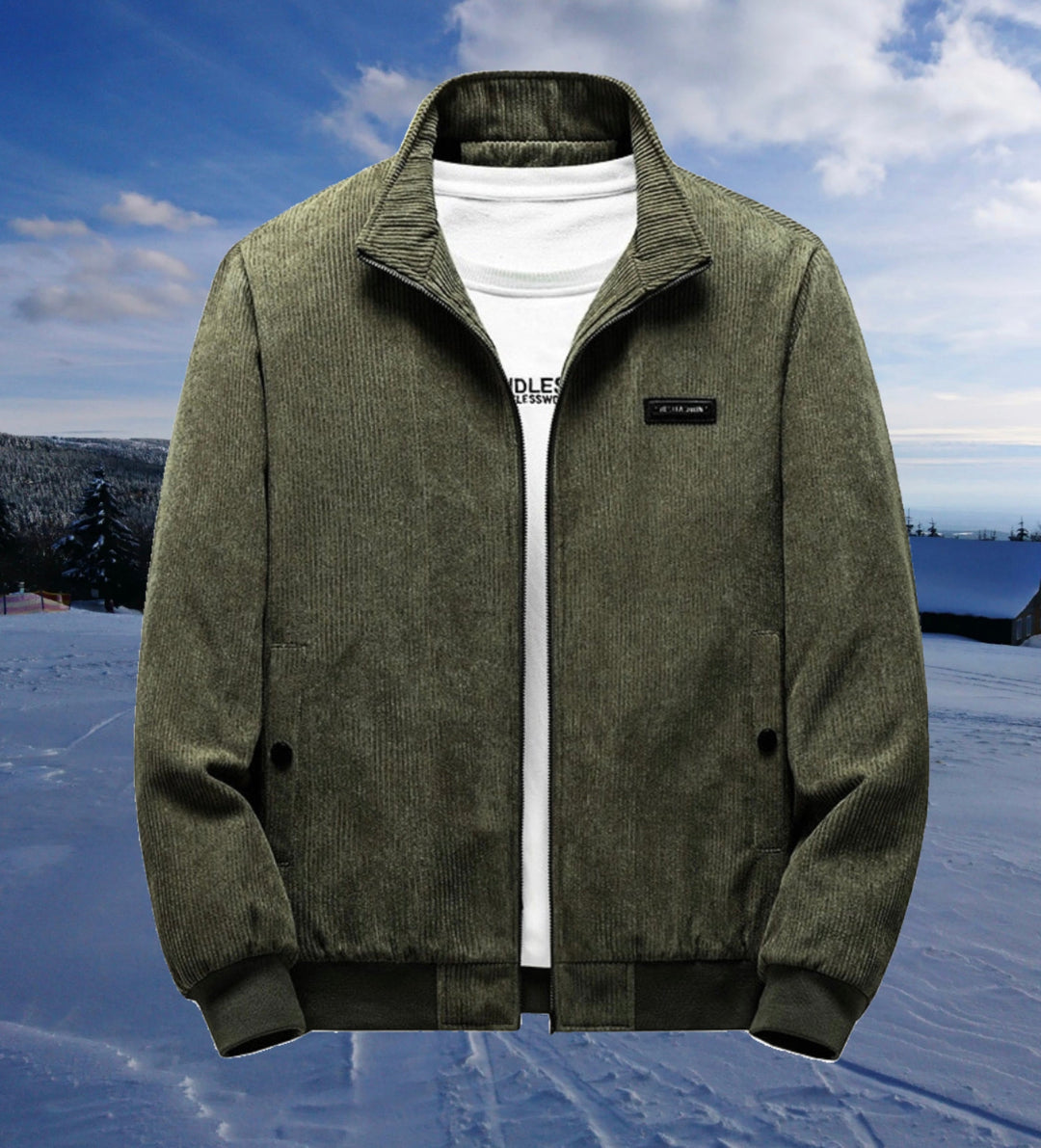Levoire | Veste En Coton Côtelé Pour Hommes