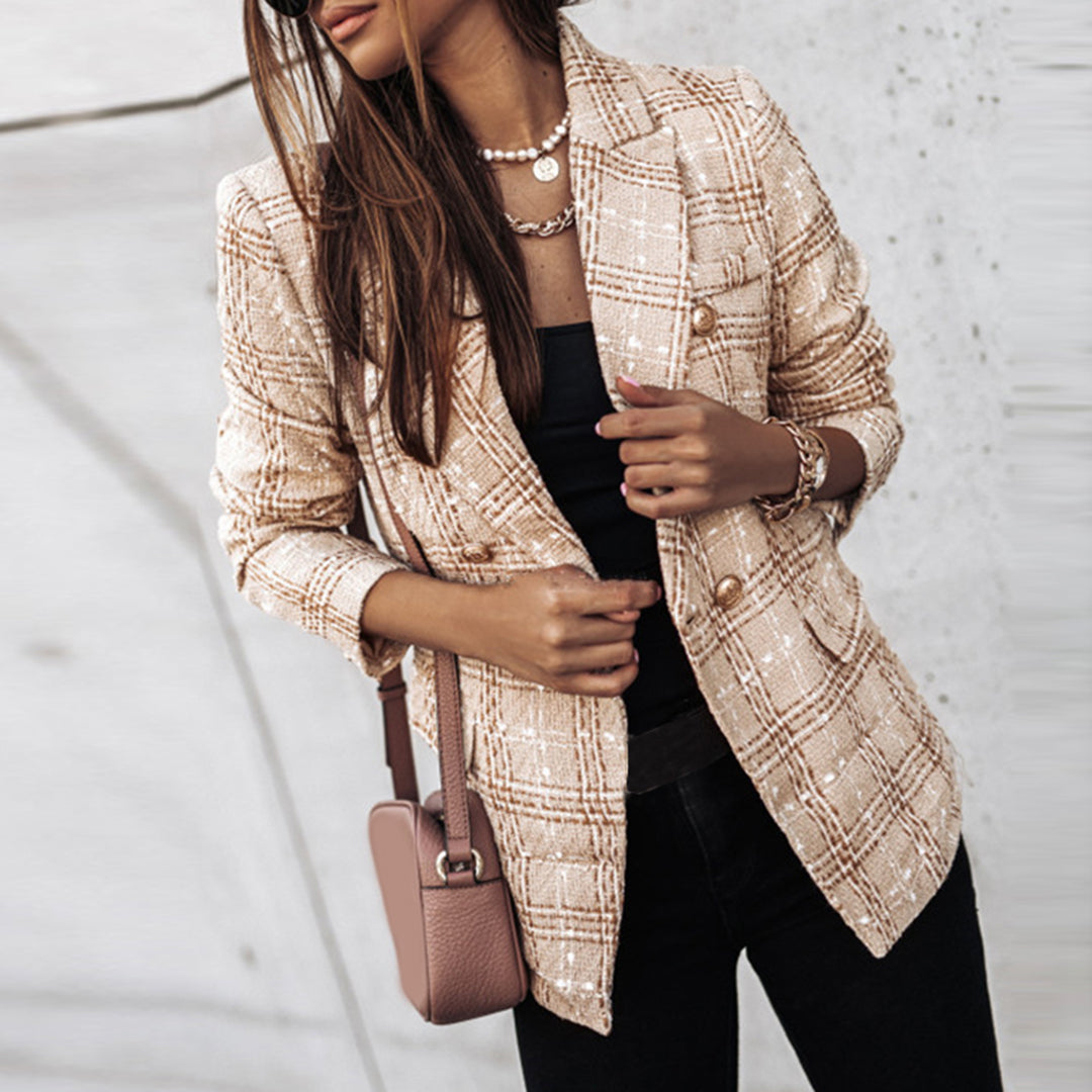 Levoire | Blazer Pour Femmes Élégant Khaki
